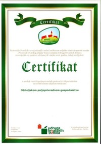Poziv na dodjelu certifikata i oznake „Proizvodi hrvatskog seljaka“