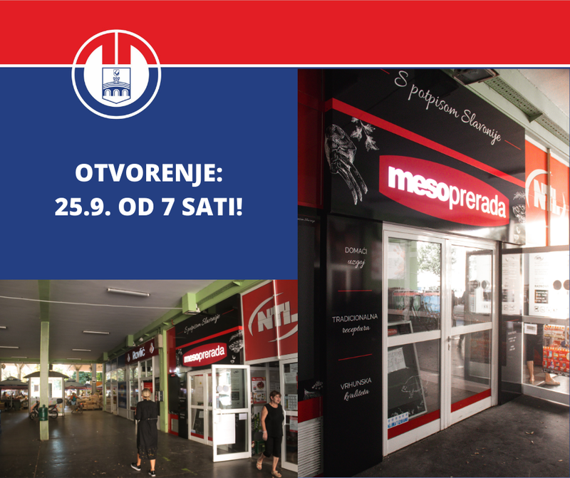 Mesoprerada d.o.o. otvara mesnicu na našoj tržnici.